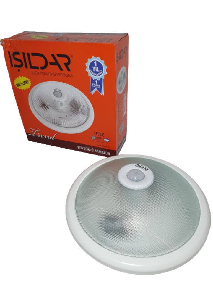 Sensorlampe mit Bewegungsmelder Glas