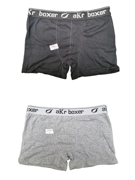 Boxershorts 10er Pack – Herren Unterwäsche in Schwarz / Grau