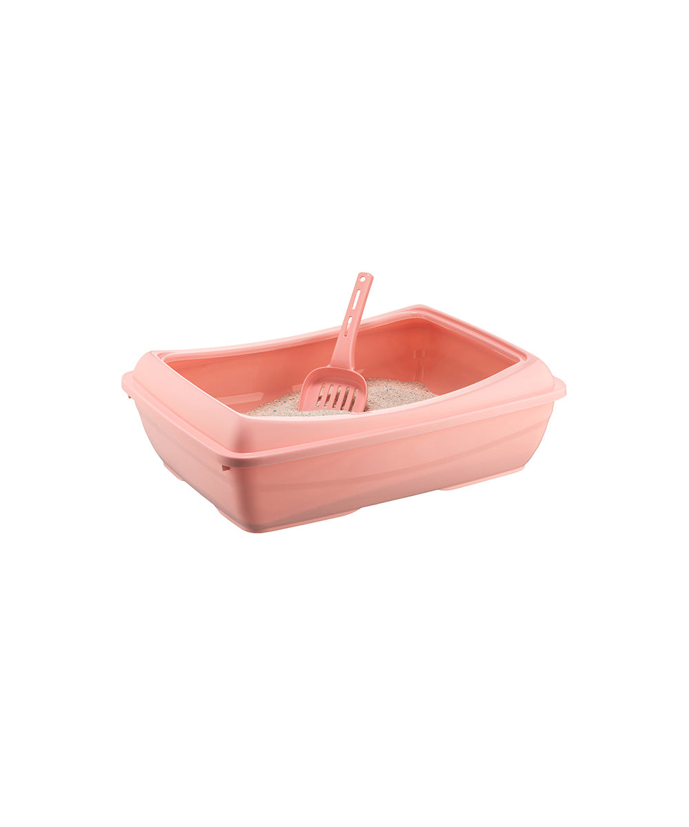Katzentoilette mit Schaufel