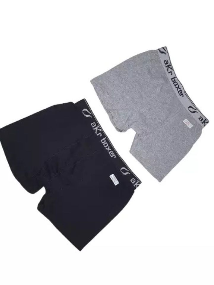 Boxershorts 10er Pack – Herren Unterwäsche in Schwarz / Grau