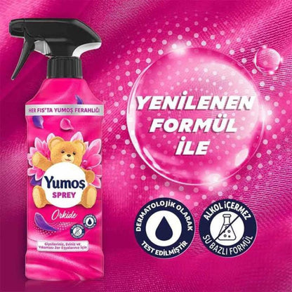 Yumos Raum- und Textilerfrischer Orchidee – Blumige Frische für Kleidung und Zuhause