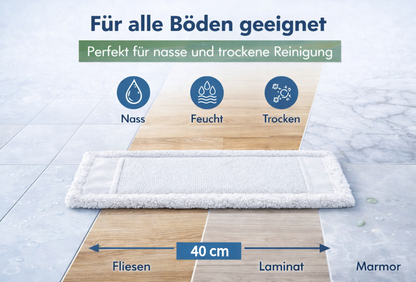 Wischmopp Mikrofaser 40 cm